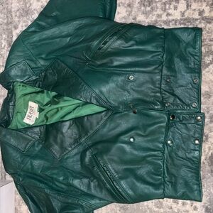 Green Leather Jacket